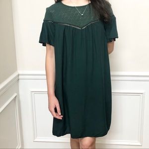Evergreen-Lace Old Navy Dress